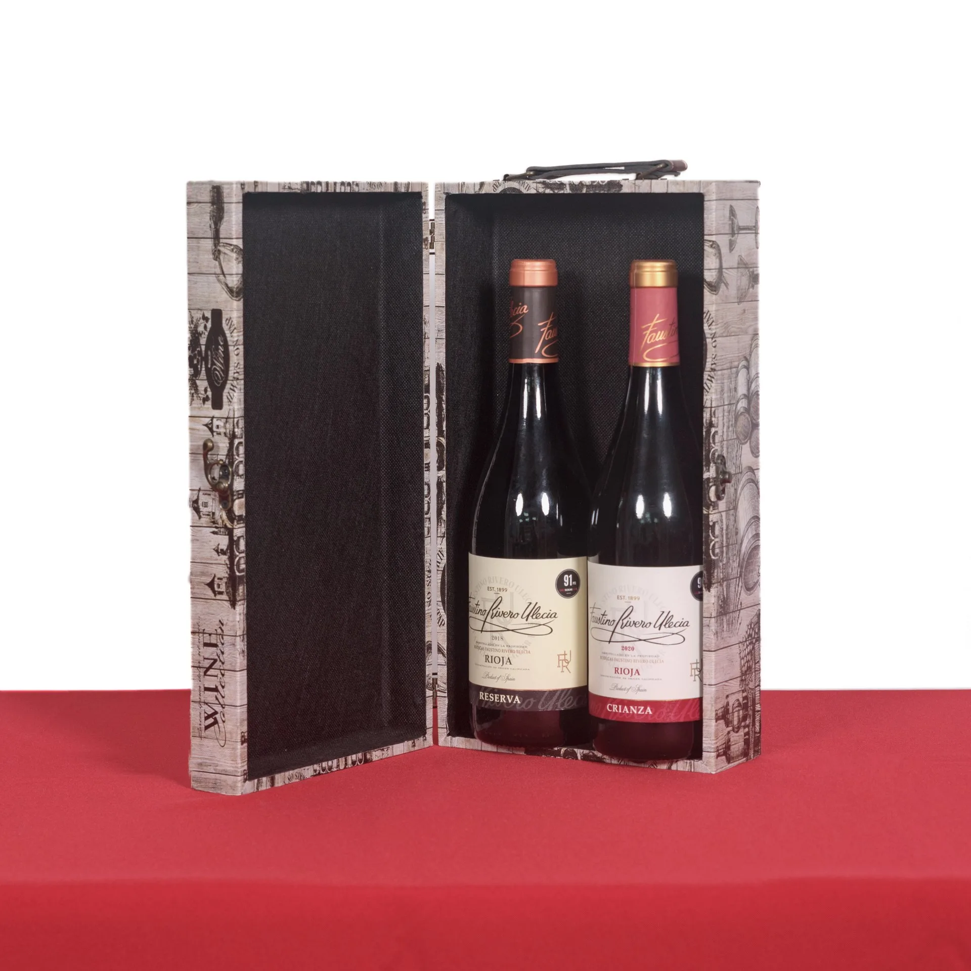 CD-2059 ESTUCHE DECORADO WINE 2 BOTELLAS