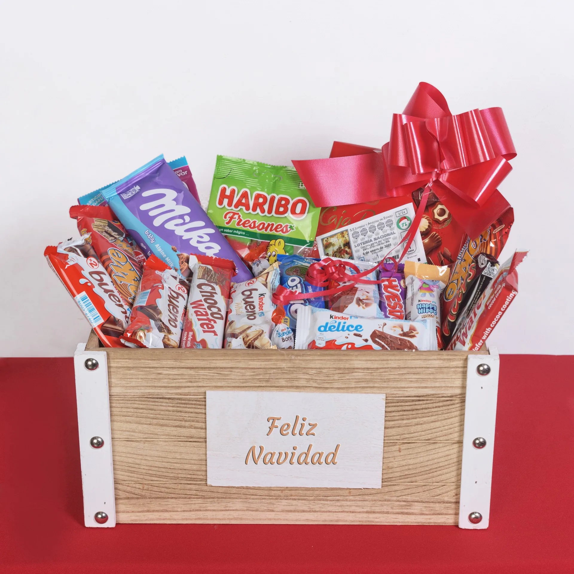CD-2113 CAJA MADERA KINDER GOLOSINAS GOYZA