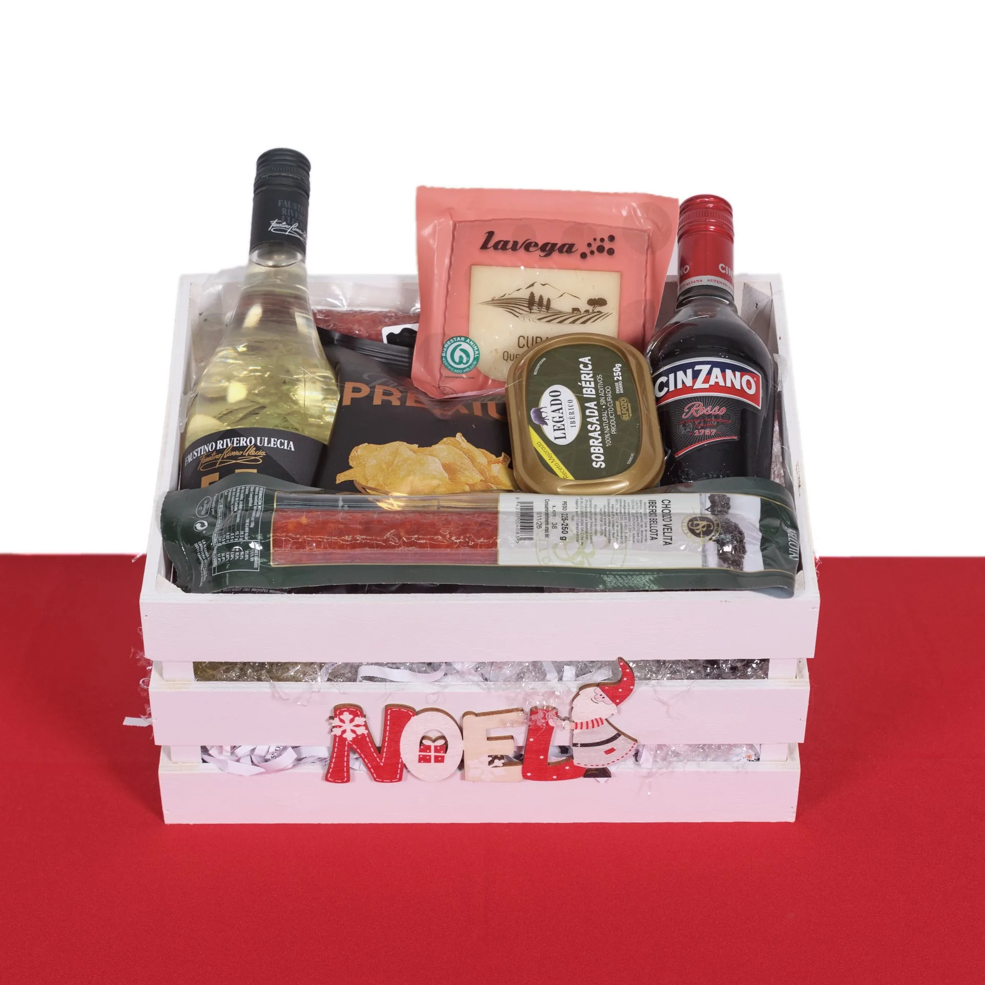 CD-2128 CAJA FRUTERA BLANCA NOEL